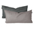 SCHIESSER Renforcé-Kissenhüllenset »Doubleface«, 2 Stück, 40 x 80 cm, grau/schwarz - Grau/Schwarz
